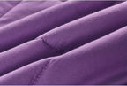 TONGDADA Kids Weighted Blanket | 40''x60'',7lbs | for Child Between 55-80 lbs | Premium Cotton Material with Glass Beads | Purple