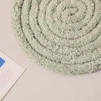 bearberry Chunky Knit Throw Blanket 60x80 Inches Handmade, Soft Jumbo Chenille Yarn with Cable Rope Knot Design | Thick Cozy Large Blanket for Couch, Sofa, Bed & Living Room Home Decor | Green