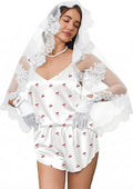 Ekouaer Satin Pajama Set for Women, Backless Silk Lingerie Pjs Back Tie-up Camisole Top and Shorts with Ruffle Sleepwear