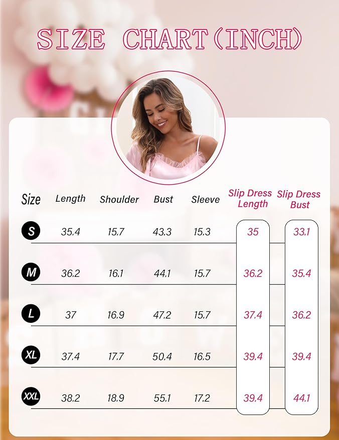 EPLAZA Bride Robe for Wedding Day Set Bridal Robes Satin Robe with Sexy Silk Lingerie for Bachelorette Party Getting Ready