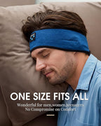 Sleep Headphones - Headband Headphone | Wireless & Wired Palyback 2in1 | Sleeping Headphones Bluetooth Headband for Side Sleeper, Elastic Band Wireless Eye Mask Tech Gadgets Gifts