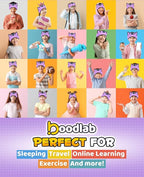 Kids Headphones Headband Wireless, Kids Bluetooth Headband, Baby Headphones with Thin Speakers & Wired Playback 3.5 MM Jack, Perfect Toddlers & Children's Earphones for Home, School & Travel