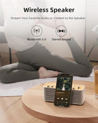 EZVALO White Noise Sleep Sound Machine, 255+ Mixer Options with Portable Speaker, Night Light, Sleep Timer, Breath Therapy, White Noise Machine for Adults Sleeping Meditation with Light