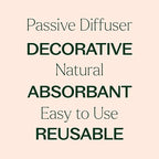 Plant Therapy Passive Lotus Flower Aromatherapy Diffuser - A Chic and Natural Home, Office, and Travel Essential Oil Diffuser