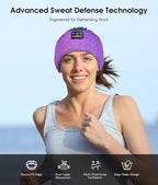 MUSICOZY Sleep Headphones Bluetooth 5.4 Headband, Wireless Earphones Music Sleep Earbuds Sleeping Eye Mask with HD Stereo Speakers for Workout Running Travel Yoga, Ideal Gifts for Women Men