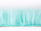 Ashler Faux Fur Area Rug, Fluffy Shaggy 3 x 5 Feet Rectangle Turquoise Fuzzy Machine Washable Shag Rug for Nursery, Kids & Living Room