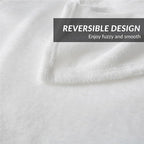 Bedsure GentleSoft Fleece Blankets Queen Size White - Mothers Birthday Gifts for Women Bed Blanket Soft Lightweight Plush Fuzzy Cozy Luxury Microfiber, 90x90 inches