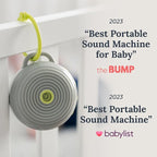 Yogasleep Hushh Portable White Noise Sound Machine for Baby - 2 Pack - 3 Natural Sounds with Volume Control, Compact Size, Noise Canceling for Sleep Aid, Office Privacy, & Meditation, Registry Gift