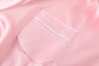 Schbbbta Silk Robes for Women Shawl Collar Long Satin Bathrobe Lightweight Sleepwear Loungewear with Pockets