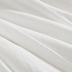 WRENSONGE Full Size Comforter Sets - 3 Pieces Prewashed White Comforter Soft Lightweight for All Seasons,Fluffy Down Alternative Comforter Full Size with 2 Pillow Shams