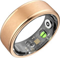 Smart Ring for Women Men,Fitness Ring with 24/7 Activity Tracking,Stress,Sleep Monitoring,No APP Subscription Fees,Compatible with iOS & Android, HarmonyOS Rose Gold, 13#