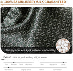Men's 100% Mulberry Silk Long Robe Kimono Paisley Print Bath Robe, Heavy Silk 19 Momme Dressing Gown