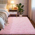Softlife Ultra Soft Fluffy Area Rugs for Bedroom, Girls and Boys Room Kids Room Nursery Rug, 3 x 5 Feet Shaggy Fur Indoor Plush Modern Floor Carpet for Living Room Christmas Decor, Pink