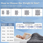 Topcee Weighted Blanket (20lbs 80"x87" King Size) Soft Cooling Heavy Blanket Sleeping, Apply to 190-210 lbs Body, Thick Breathable Blanket with Glass Bead, Easy Care