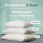 Snuggle-Pedic Queen Shredded Memory Foam Bed Pillow - Ergonomic Design with Cooling Airflow Cover - Custom Support for Side Sleepers, Pregnancy Relief Recovery Comfort & Dorm Essentials - USA Quality