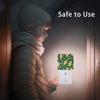 Christmas Night Light,Cookies and Candy Canes Plug in Night Lights 0.5W Sleep Friendly for Boys Girls Led Night Light Dusk to Dawn Sensor Nightlight for Stairway/Hallway/Kitchen