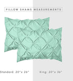 Elegant Comfort 8-Piece Pinch Pleated Comforter Set - All Season Complete Bed in a Bag, Includes 4pc Smart Sheet Set, Bed Skirt, Comforter, Matching Pillowcases and Shams, Twin/Twin XL, Mint Green
