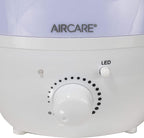 AIRCARE Ultrasonic Cool Mist Humidifier,Whisper-Quiet, Multi Color LED Light, Aroma Therapy Essential Oil Diffuser for Home, Bedroom, Baby, Nursery, Yoga, Spa and Office (white, .33 gal)