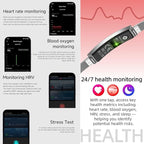 Smart Bracelet for Women,Fitness Tracker with Interchangeable Straps, Activity & Sleep Monitor with Heart Rate SpO2, Lightweight Waterproof Smart Wristband, Free App (Gold)