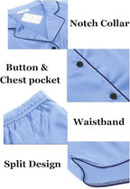 Ekouaer Womens Silk Satin Pajamas Set Short Sleeve Sleepwear Button Down Loungewear 2 Piece Pjs Shorts Set S-5X Plus Size