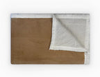 Sherpa Double-Sided Blankets, Plush & Cuddly Throw, Extra-Plush Thermal Fleece Blanket for Sofa/Couch/Bedding, Super Soft Living Room Blanket with Anti-Pilling (Khaki, 60×80)