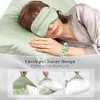 my novel things Satin Pillowcase for Sleeping Women Birthday Gift Set, 2Pack Standard Size Silky Pillow Cases 7P Set for Her Mom Friend Sister Wife
