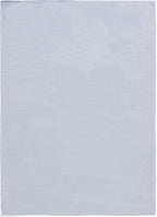 SAFAVIEH Washable Rug Faux Rabbit Fur Shag Collection - 6' x 9', Silver, Slip Resistant & Easy Cleaning, Ideal for Living Room, Bedroom, Kids Playroom, Nursery, Dining Space (FRF976G)