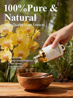 100% Pure Vanilla Essential Oil, 4 Fl Oz, Vanilla Oil for Diffusers, Home Fragrance & Aromatherapy, Essential Oils for Diffusers for Home & Skin & Home Care, Candle Scents for Candle Making