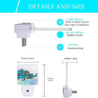 Octopus Night Light,Ocean World Sea Octopus Animal Night Lights Plug into Wall Dusk to Dawn Sensor Lamp for Women Men,Led Lights for Stairway/Hallway/Bedroom