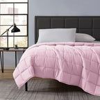 L'AGRATY Weighted Blanket - 40"x60" 10lbs Cooling Breathable Microfiber Material with Glass Beads Small Blanket All-Season Summer Fall Winter Soft Thick Comfort