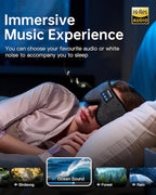 2 Pack Bluetooth Sleep Mask & Sleep Headphones, Skin-Friendly Sleeping Eye Mask with Bluetooth Headphones, Sleep Gifts for Women Men, AudioBooks, Insomnia, Yoga, Air Travel, Meditation, Christmas