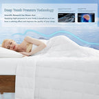 Topcee Weighted Blanket (20lbs 80"x87" King Size) Soft Cooling Heavy Blanket Sleeping, Apply to 190-210 lbs Body, Thick Breathable Blanket with Glass Bead, Easy Care