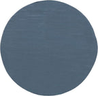 SAFAVIEH Washable Rug Faux Rabbit Fur Shag Collection - 6' Round, Dark Grey, Slip Resistant & Easy Cleaning, Ideal for Living Room, Bedroom, Kids Playroom, Nursery, Dining Space (FRF976H)