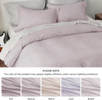 Bedsure Duvet Cover King Size - Soft Double Brushed Bedding Set for Kids & Adults, Zipper Closure, 3 Pieces, Includes 1 Duvet Cover (104"x90") & 2 Pillow Shams, NO Comforter, Pink Mocha