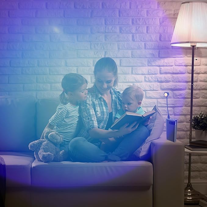 Alipis USB Powered Sunset Projection Lamp 2 Pack Portable Night Light for Bedroom Living Room Car Party Atmosphere Lighting with High Brightness Led and Heat Dissipation Lens