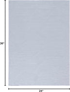 SAFAVIEH Faux Rabbit Fur Collection Accent Rug - 2' x 3', Light Grey, Solid Design, Machine Washable & Slip Resistant, Ideal for High Traffic Areas in Entryway, Living Room, Foyer, Bedroom (FRF976F)