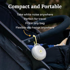 Yogasleep Hushh & Crush Resistant Travel Case, (2 Piece Set) Portable White Noise Sound Machine for Baby, 3 Soothing Natural Sounds, Noise Canceling for Sleep Aid, Office Privacy, & Meditation