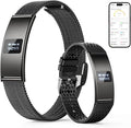 Smart Bracelet, Subscription-Free 24/7 Health Tracking, Heart Rate, SpO2, HRV & Sleep Tracker with IPX8 Waterproof, Wearable Activity & Fitness Tracker, 7-Day Battery, 2 Bands (Black)