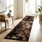 Ultra Soft Fluffy Shaggy Runner Rug 2x4, Modern Plush Indoor Carpet for Hallway Entryway Bedroom Living Room Kitchen, Upgraded Non-Slip Fuzzy Rug
