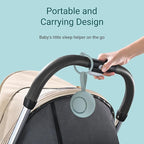 Portable Baby Sound Machine [White Noise for Babies Kids Adults][Sleep Soother][Timer Function][12 Soothing Sounds] 15 Hours Battery Life, Registry Gift,Shower,Clips on Baby Stroller.Slate