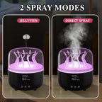 Jellyfish Humidifier Diffuser, 280ml Essential Oil Diffuser with Remote, 7 Color Lights, Quiet Ultrasonic Cool Mist Humidifier for Home, Office, Nursery, Auto-Off (Black)