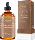 Herbal Retreat — a Hotel-Inspired Diffuser Oil with a Beach-Spa Vibe, Hotel Diffuser Oil for Diffuser for Home Fragrance Oil for Ultrasonic and Waterless Diffusers and Crafting