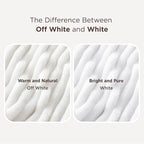 Bedsure GentleSoft Full Size Blanket for Bed - Cozy Soft Blankets for Women, Cute Large Fleece Throws for Girls, Off White, 84x90 Inches