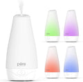 Pure Enrichment® PureSpa™ Essential Oil Diffuser - Compact Ultrasonic Aromatherapy Diffuser, Natural Air Deodorizer, 100ml Water Tank, and Optional Mood Light - Lasts Up to 7 Hours with Auto Shut-Off