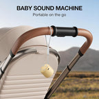 White Noise Machine Baby Portable Sound Machine,LEICEX Travel Sound Machine,15 Non-Looping Sound Timer and Memory Play, Mini White Noise Machine for Sleeping Office Travel （Honey）