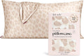 Kitsch Satin Pillowcase with Zipper for Hair & Skin - Softer Than Silk Pillow Cases, Smooth Cooling Satin Pillow Case, Wrinkle-Free, Machine Washable - King Size Satin Pillow Case (19x36) - Leopard