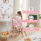 HOSUKKO Weighted Blanket - 2 lbs Pink Unicorn Heavy Lap Indoor - Small Size Breathable Blanket(19 * 21 inches, 2 lbs)