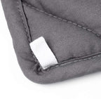 Waowoo Weighted Blanket (4lbs 36"x48") for Restful Sleep, Premium Material with Glass Beads (Dark Gery)