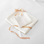 BEDELITE King Size Sheets Set, Luxury Soft Ivory White Satin Sheets for Hair and Skin, Similar to Silk Bed Sheets Set 4 Pieces with 1 Deep Pocket Fitted Sheet, 1 Flat Sheet, and 2 Pillowcases