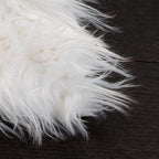 SAFAVIEH Faux Sheep Skin Collection 2' x 3' Ivory FSS115A Silken Glam 2.35-inch Thick Accent Rug